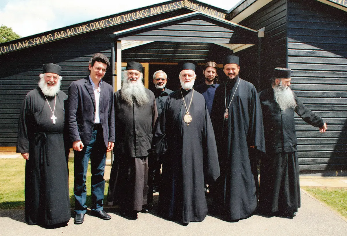 Metropolitan John and Bishop Maxim, Essex, July 11, 2008