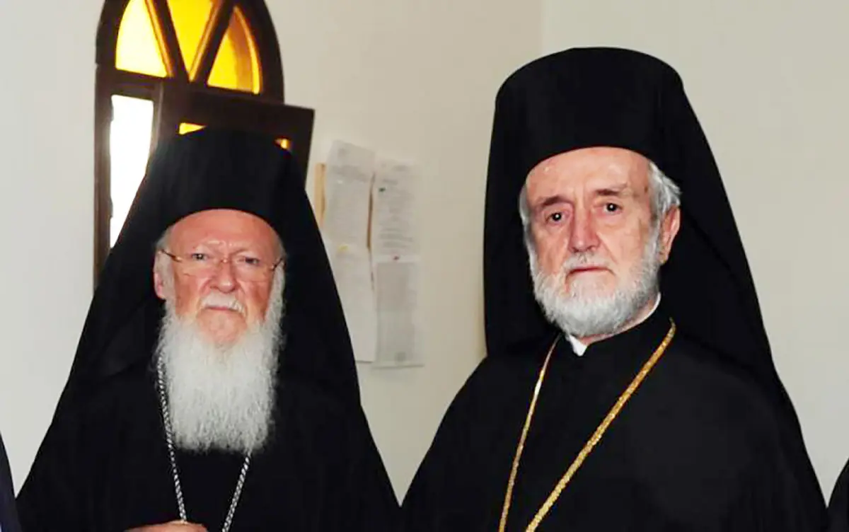 Patriarch Bartholomew I and Metropolitan John Zizioulas